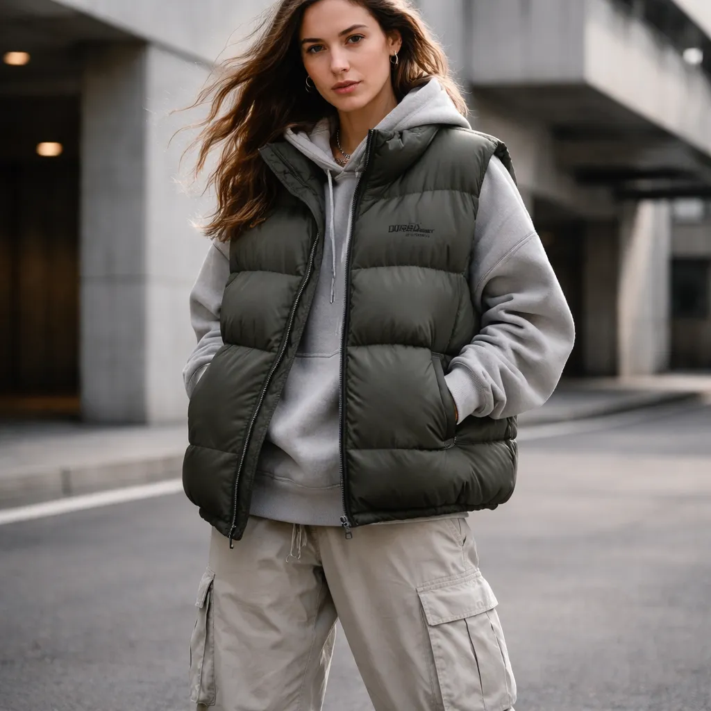Streetwear Puffer Vest