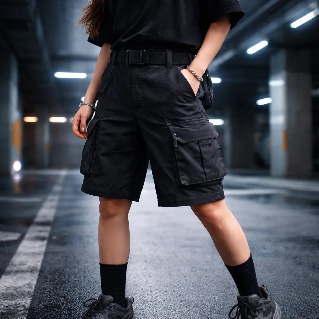 Techwear Utility Shorts