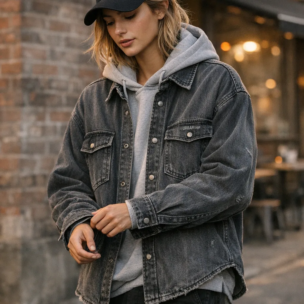 Washed-Denim-jacket